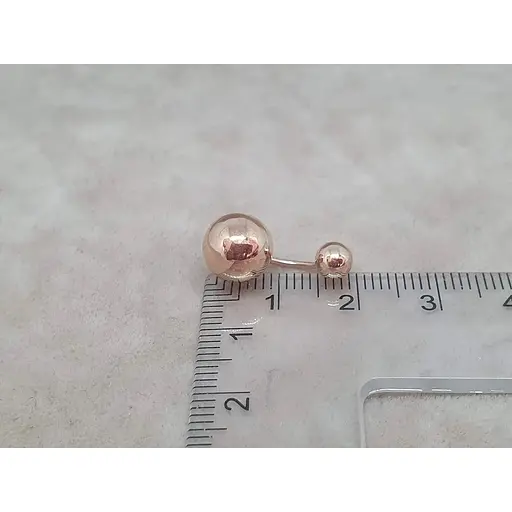 Золота сережка-пірсинг Favoritum. 310129_9 - фото 4