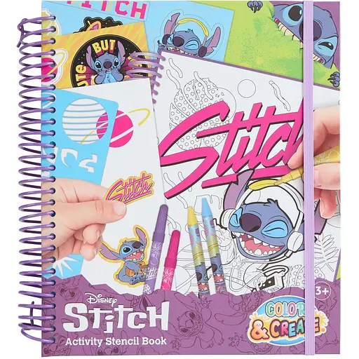 Книжка для розфарбовування Disney Stitch Актівіті дитяча (ST24356) - фото 1
