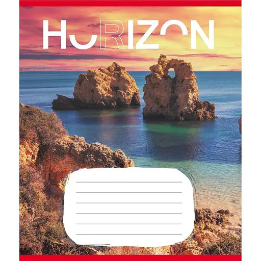 Тетрадь общая Горизонт 096-640014L-3 в линию, 96 листов