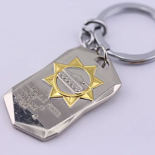 Брелок GeekLand Світ танків World of Tanks срібло WoT 21.134 - фото 2