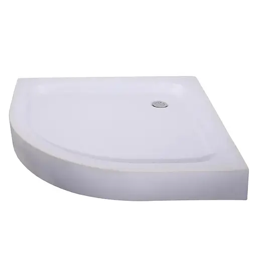 Душовий піддон із сифоном Mixxus Plain ST01-90x90x13 діаметр зливу 52 мм MI6916 Білий - фото 1