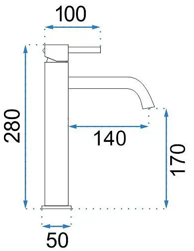 Змішувач для умивальника Rea Lungo високий white REA-B4400 Білий - фото 11