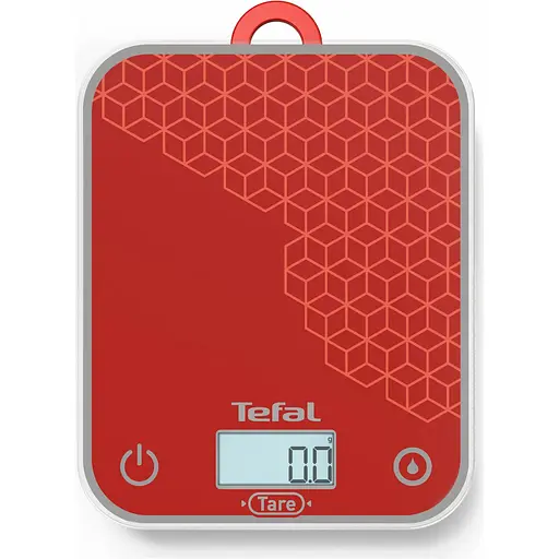 Весы кухонные Tefal Optiss красный 5 кг (BC50D7V0) - фото 2