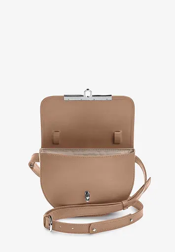 Женская кожаная сумка поясная-кроссбоди Bridget карамель - фото 3