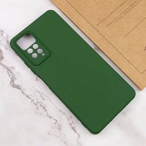 Чохол Silicone Cover Lakshmi Full Camera (AAA) для Xiaomi Redmi Note 11Pro 4G/5G / 12Pro 4G Зелений / Cyrus Green - фото 4