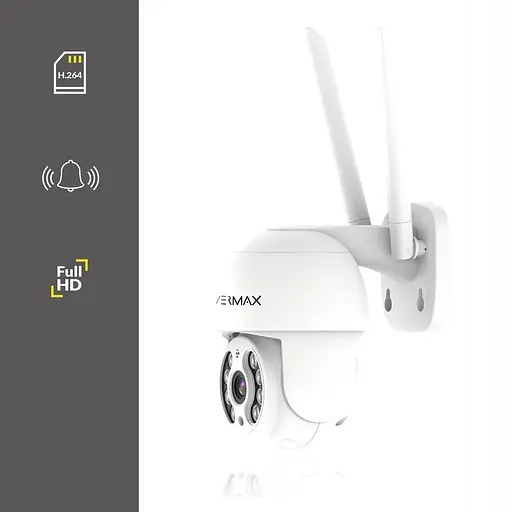 WiFi-камера видеонаблюдения Overmax Camspot 4.0 PTZ FULL HD уличная поворотная - фото 5