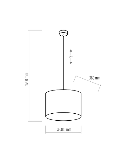 Підвісний світильник TK Lighting 6191 Tercino E27 1x15W IP20 - фото 2