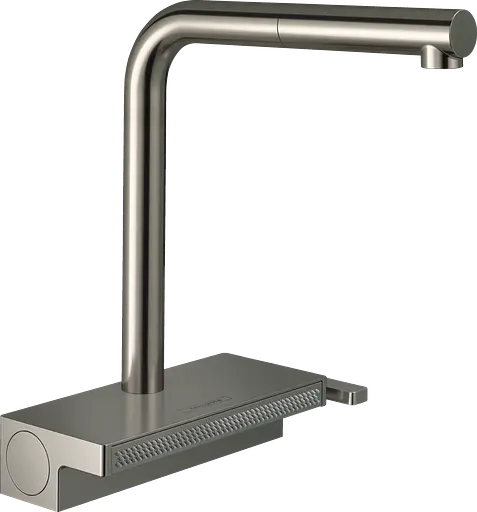 Смеситель для кухни Hansgrohe Aquno Select М81 250 2jet с выдвижным изливом Sbox 73830800 Stainless Steel Нержавеющая сталь - фото 1