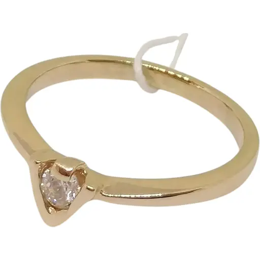 Золотое кольцо Гаразд с фианитом. 3521926 16