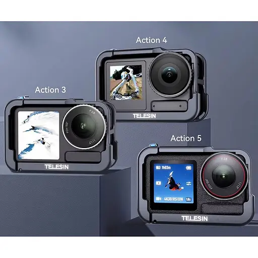 Рамка Telesin S6-FMS-13-TDJ для экшн-камеры DJI Action 5/4/3 [124453] - фото 4