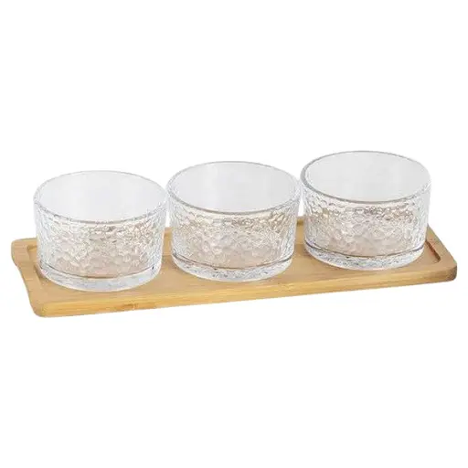 Набір салатників на підставці VIVA BAMBOO 3х200мл R/4