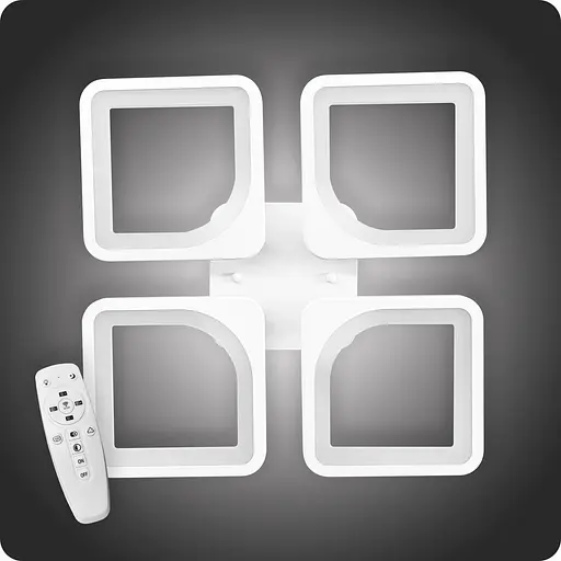 Люстра світлодіодна 517 Dlight з пультом 65Вт Білий (01771) - фото 1