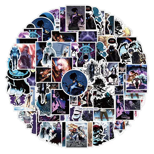 Стікерпак Підняття рівня поодинці Набір наклейок GeekLand Ore dake Level Up na Ken 50 штук - фото 1