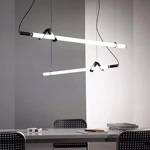 Трубчатый светильник LED с черным корпусом 100 см | Line F | Ст. NO17-1000L BK - фото 6