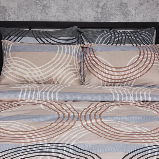 Комплект постельного белья Moon&Star Микросатин Premium Free Spirit King Size 220x240 наволочки 2х40х60 - фото 6