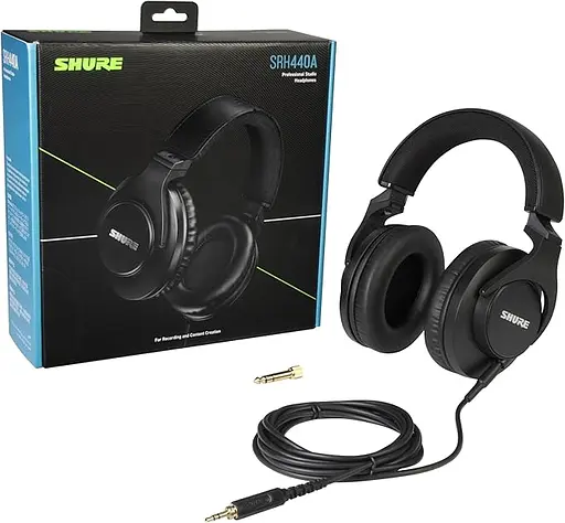 Наушники Shure SRH440A Professional Studio Black - фото 5