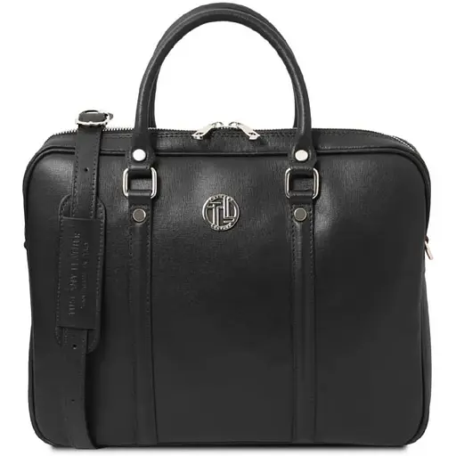 Портфель для ноутбука Tuscany из сафьяновой кожи 37х28х7 см sum0028621 - фото 1