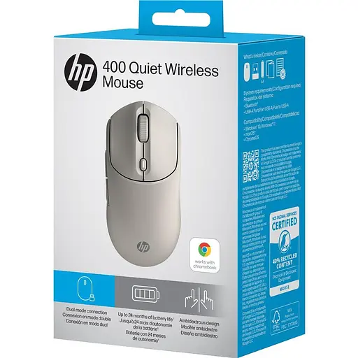Мышь HP 400 Quiet Wireless Maple (AZ7B6AA) - фото 8