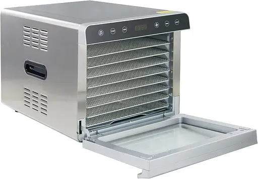 Дегидратор сушилка для овощей фруктов мяса грибов 8 лотков 700Вт SS-08A - фото 5