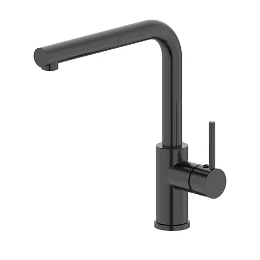 Змішувач для кухні з висувним виливом Imprese Argo-s black matt f03409010DB Чорний матовий - фото 1