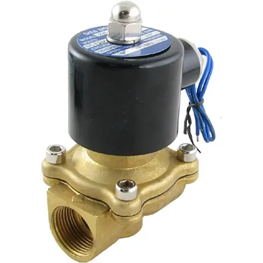 Электромагнитный клапан прямого действия для воды и масла 2W-200-20, 3/4 дюйма, постоянный ток, 12 В