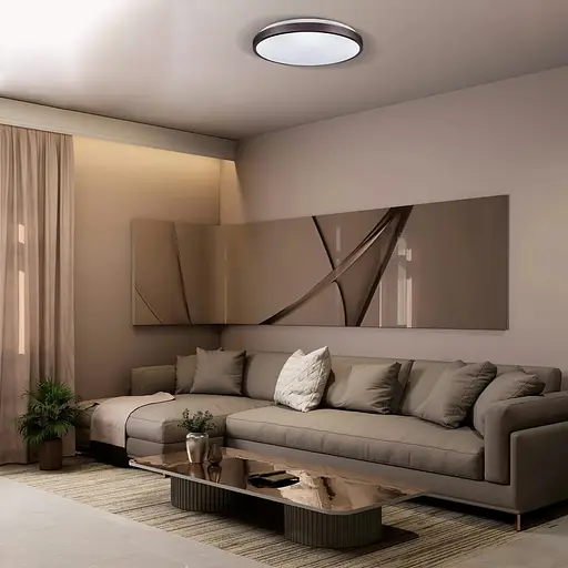Потолочный светильник Vestum Ring матовый с ДК бронзовый 60W 395x60 мм 3000К-6500К - фото 8