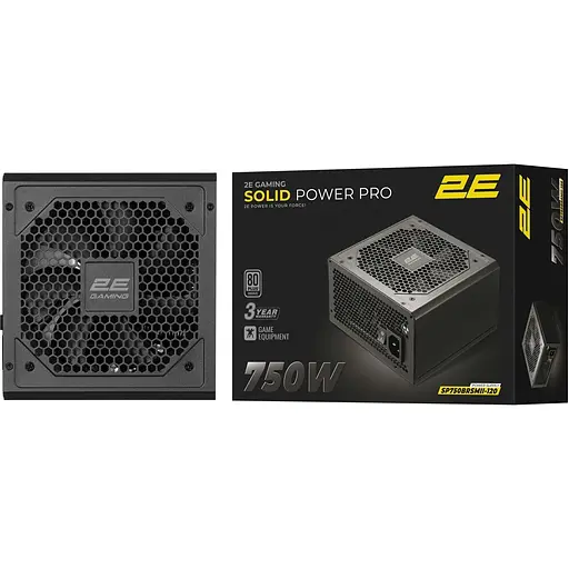 Блок живлення 2E Gaming Solid Power Pro 750W (2E-SP750BRSMII-120) [140613] - фото 6