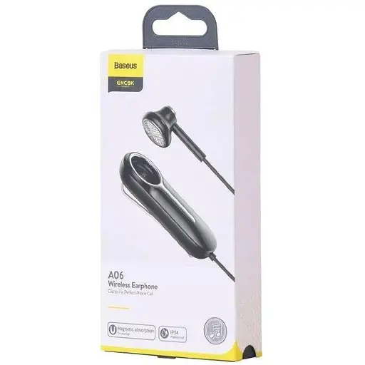 Bluetooth-гарнітура Baseus А06 Black - фото 1