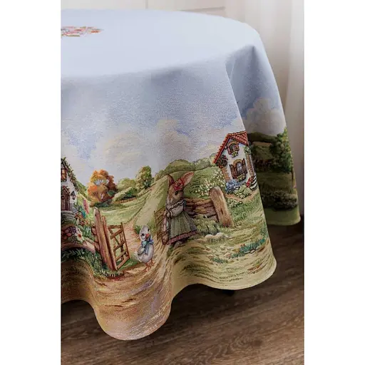 Скатерть Прованс Настроение Dх136 см (44260) - фото 2
