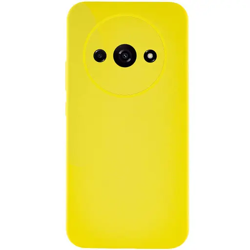 Чехол Lakshmi Silicone Cover Full Camera AAA для Xiaomi Redmi A3 Желтый/Yellow