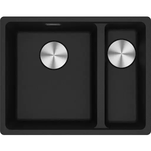 Кухонна мийка Franke Maris, фраграніт, прямокутник, без крила, 553х433х200мм, чаша - 1.5, під стільницю, MRG 160, онікс