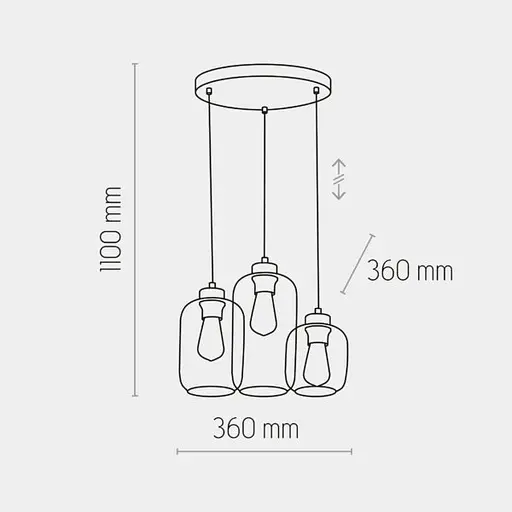 Підвісний світильник TK Lighting 3325 Marco - фото 2