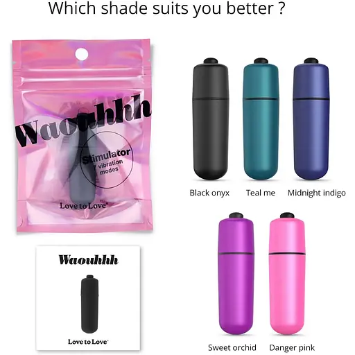Віброкуля Love To Love Waouhhh - Black Onyx - фото 3