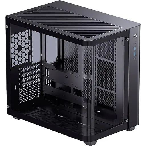 Корпус Jonsbo TK-3 черный (TK-3 Black) без блока питания - фото 2