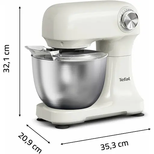 Миксер планетарный Tefal Bake Easy бежевый 500 Вт (QB140AF0) - фото 12
