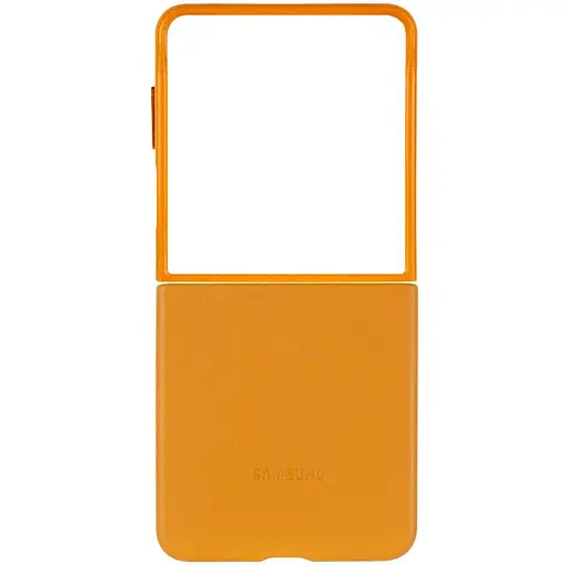 Шкіряний чохол Leather Case (AAA) для Samsung Galaxy Z Fli5 Brown - фото 5