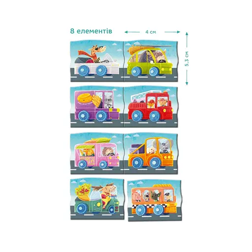 Детская магнитная игра «Автомобильное путешествие» DoDo Toys 200253, 8 элементов - фото 4