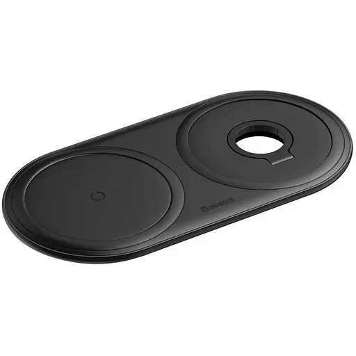 Бездротовий зарядний пристрій Baseus Planet 2 in 1 Чорний (WXPL-B01) - фото 1