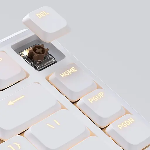 Клавіатура Keychron J1 82Key K pro Brown WL/BT/USB-A QMK Hot-swap EN/UKR RGB White (J1-Q3-UA) - фото 3