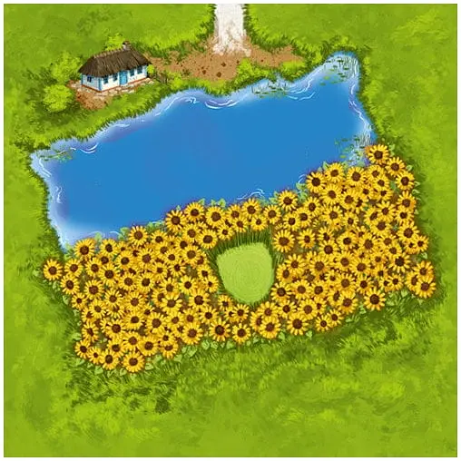 Аксесуар Feelindigo Українська плитка до гри Каркасон 3.0. Річка і Абат Carcassonne Ukraine Promo Tile укр. (ВР_УПК)