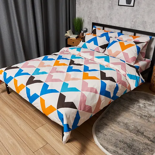 Комплект постельного белья Moon&Star Детский 110x140 см наволочки 2x40x60 см Color Clash Бязь Gold Люкс - фото 1