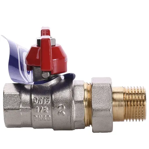 Кран кульовий прямий з американкою Solomon 1/2″ посилений 0021042 - фото 2