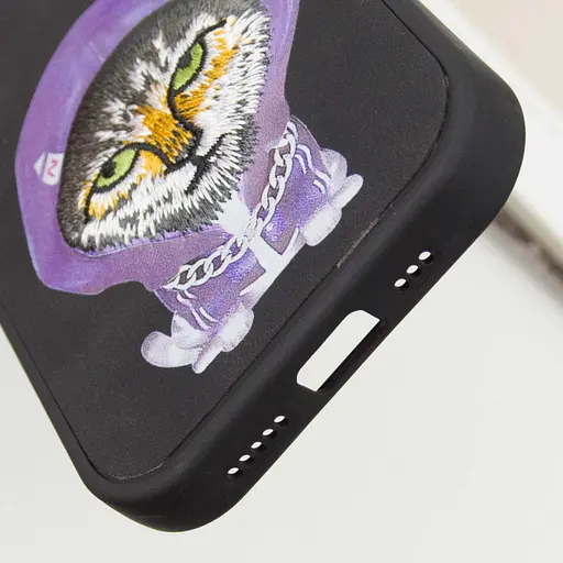 Чохол Epik TPU+PC Friends для Apple iPhone 15, 6.1 Black Cat - фото 6