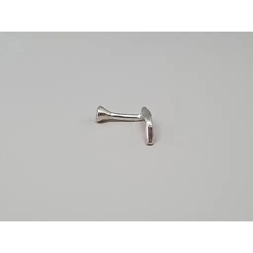 Серебряная серьга-пирсинг в нос. 1024.2С Фиолетовый - фото 4