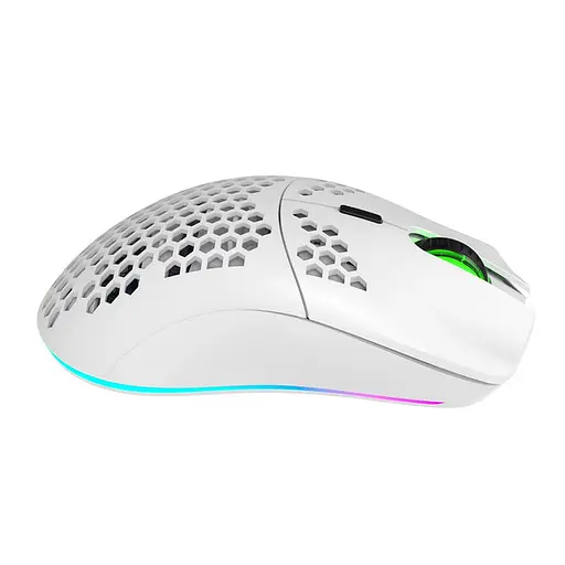 Компьютерная мышь HYSJ Т66 беспроводная с аккумулятором и подсветкой 2,4G White - фото 6