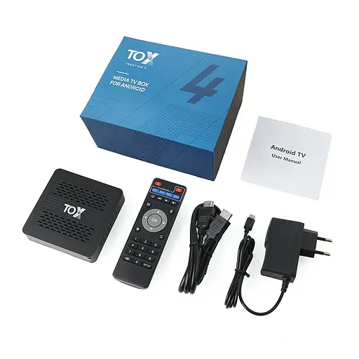 Смарт ТВ приставка TOX4 4/32 Гб Smart TV Box Android 13 - фото 3