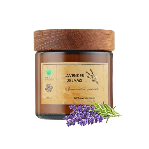 Аромасвічка Lavender dreams M PURITY 100 г - фото 1