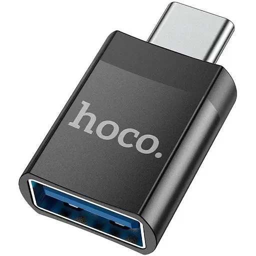 Адаптер Hoco UA17 Type-C male to USB female USB 3.0 adapter Черный