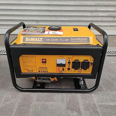 Генератор бензиновый DeWalt DXGNR3000 3.5 кВт медная обмотка ручной стартер  - фото 4