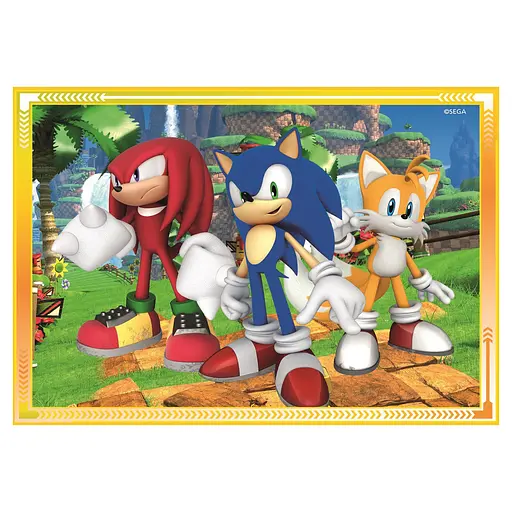  Пазл 4 в 1 Clementoni Sonic: 12+16+20+24 елементи (21522) - фото 3